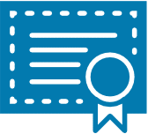 icon formation blue