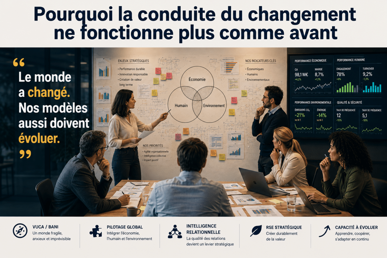 La conduite du changement ne fonctionne plus comme avant